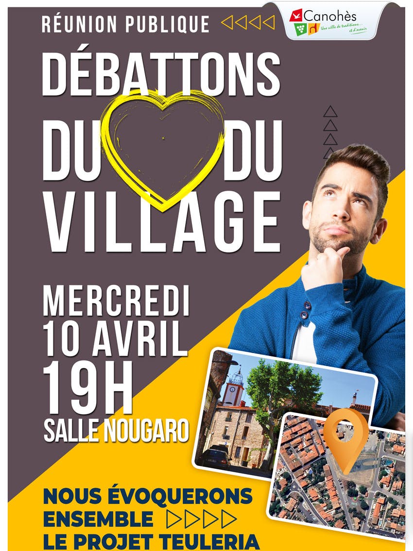 📢🏘️ Réunion Publique - "Le Cœur du Village" 🏘️📢