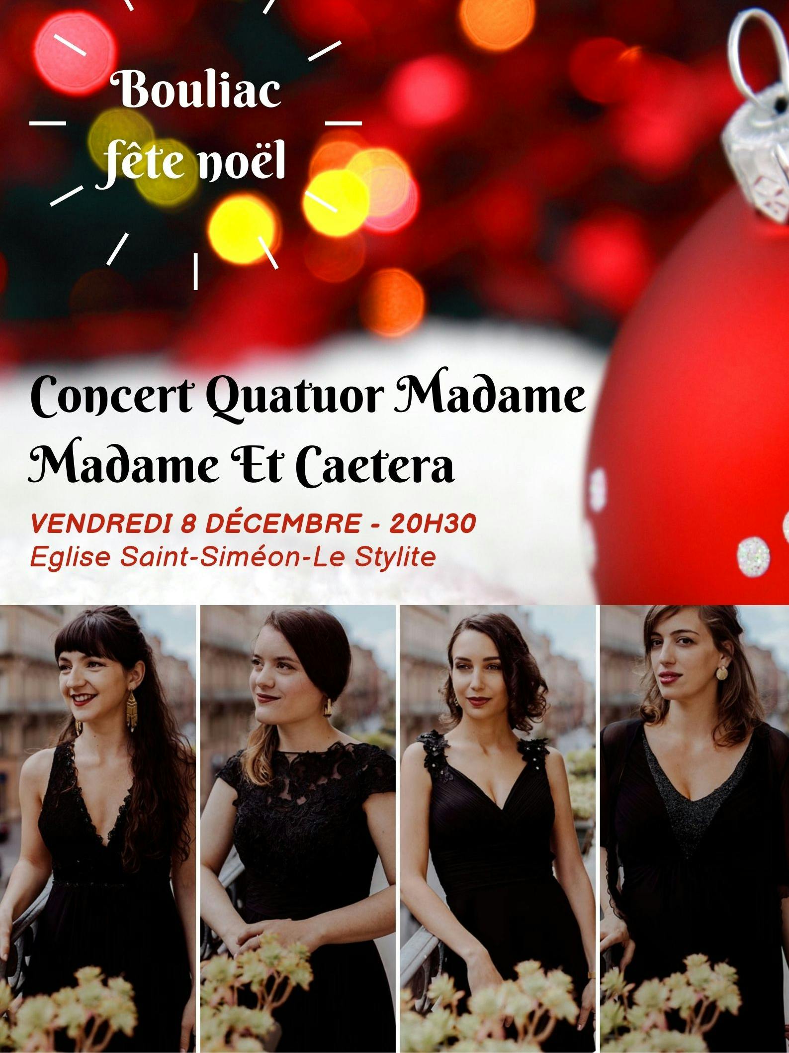 Concert Quatuor madame