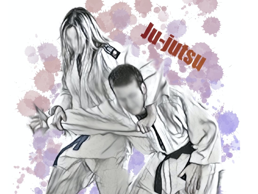 Jujutsu - techniques libres passage de grades -