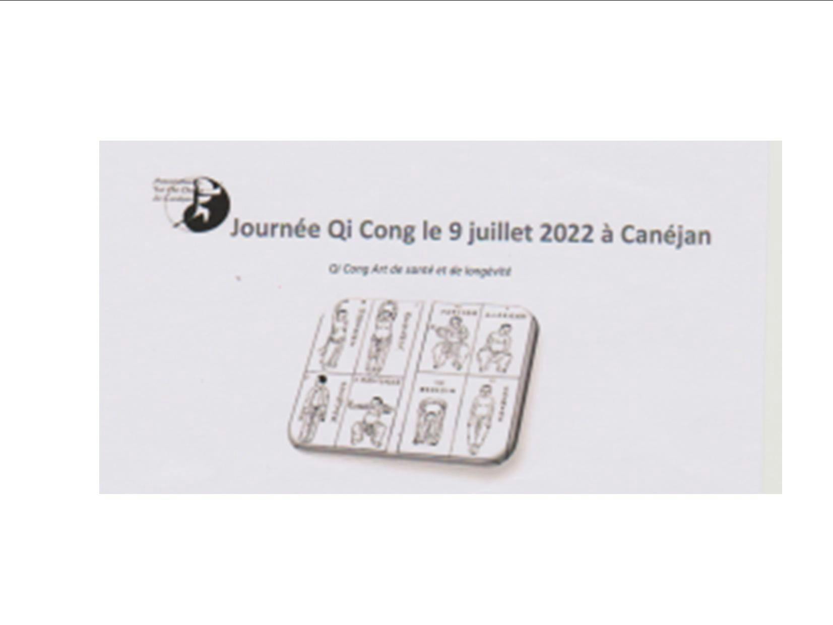 Journée Qi Cong le 09 juillet 2022 à CANEJAN