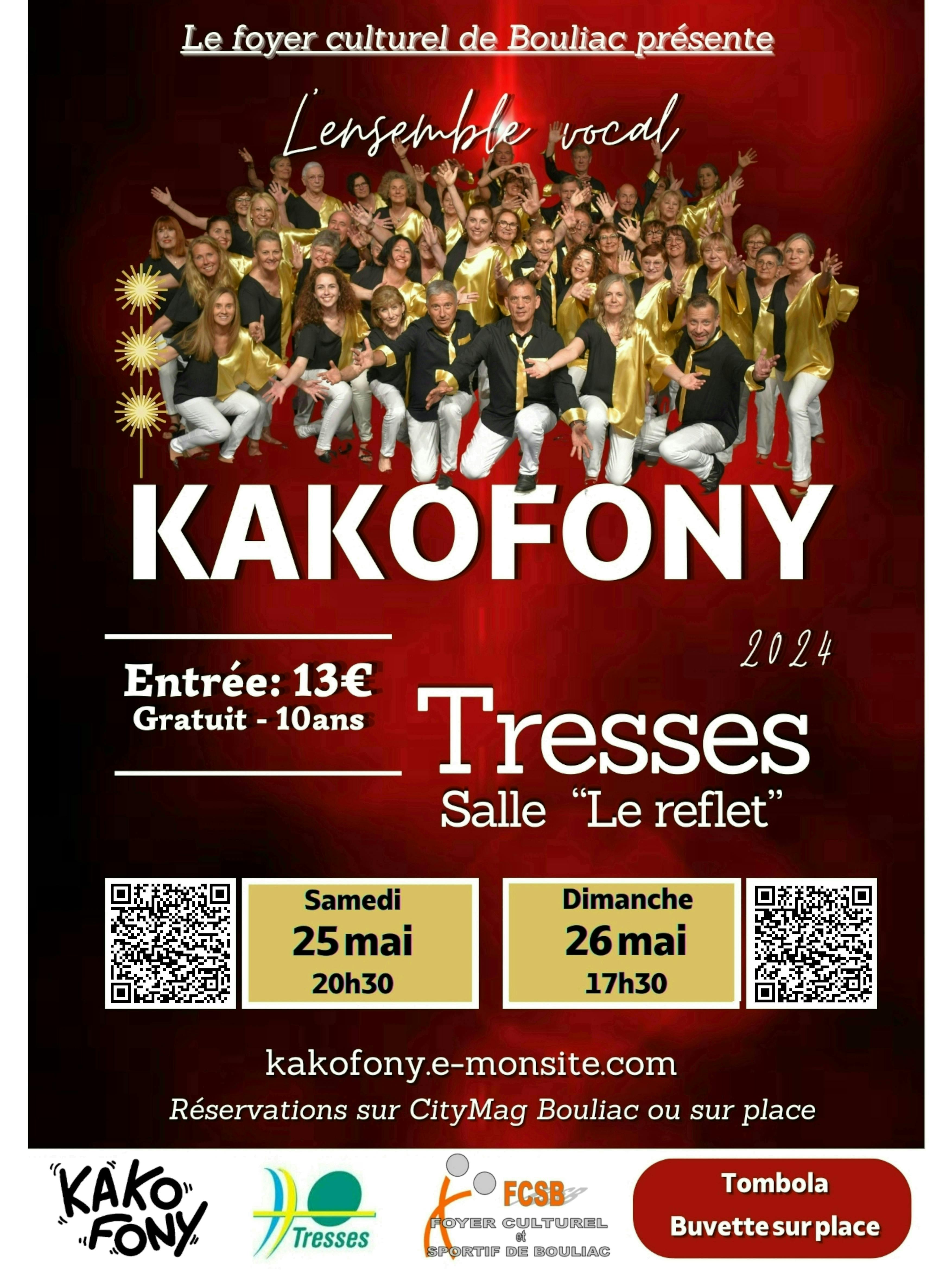 Concert Kakofony samedi 25 Mai 2024