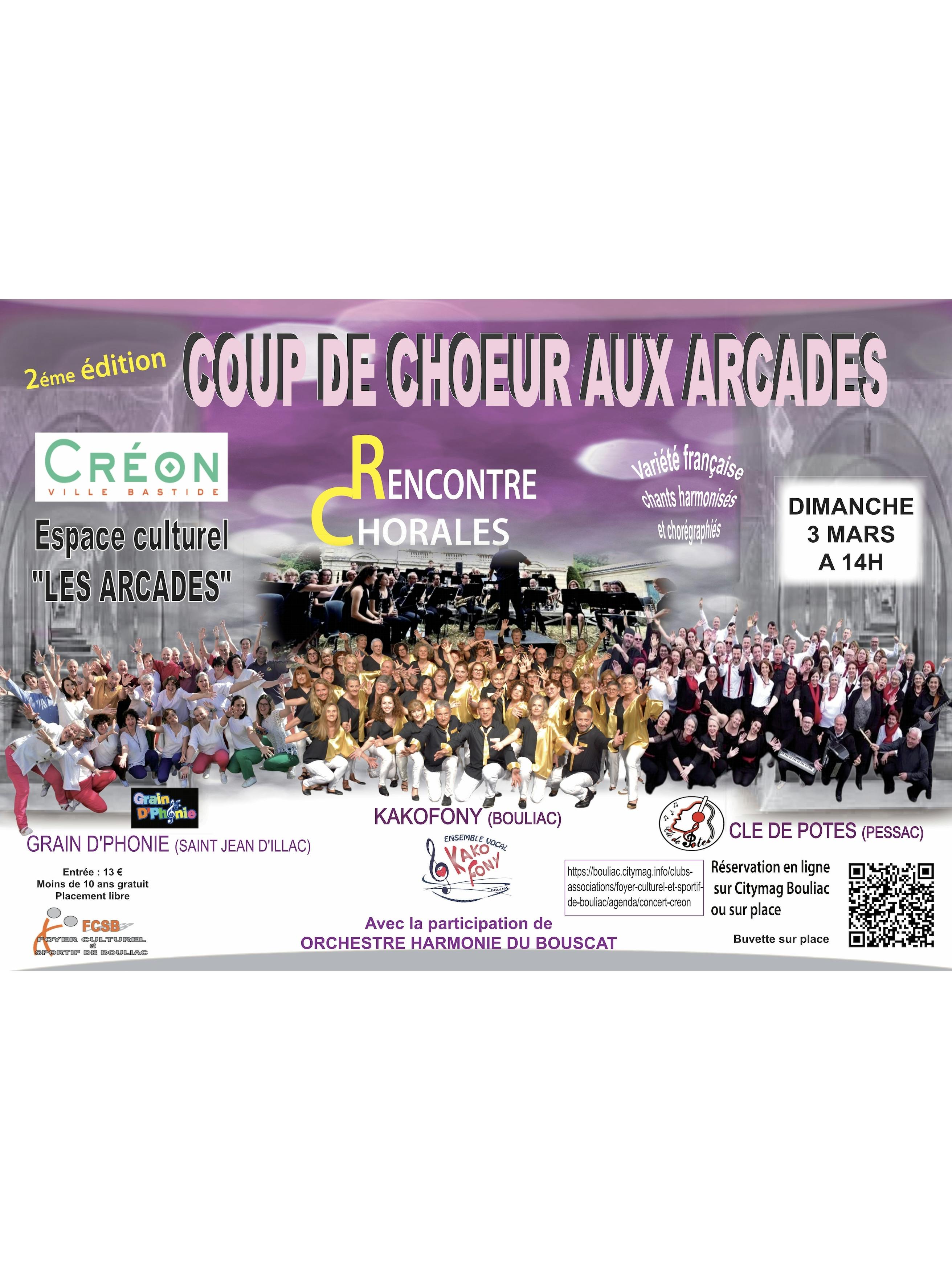 Concert chorales à Créon