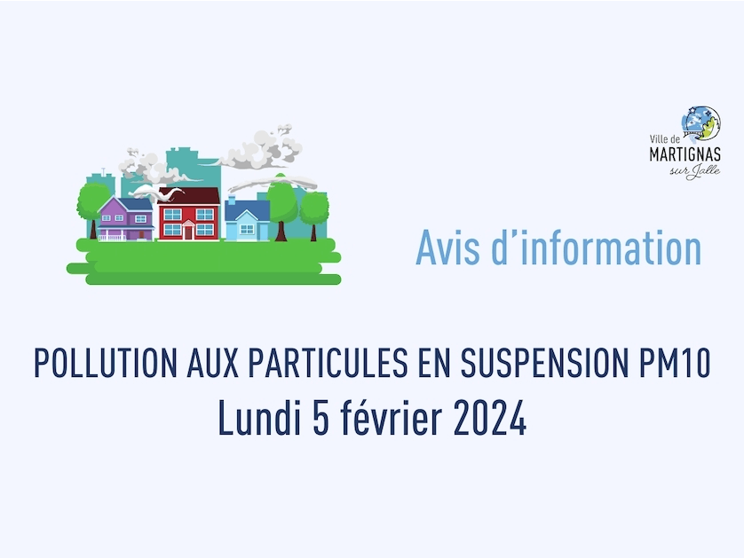 Bulletin d’information pollution aux pm10