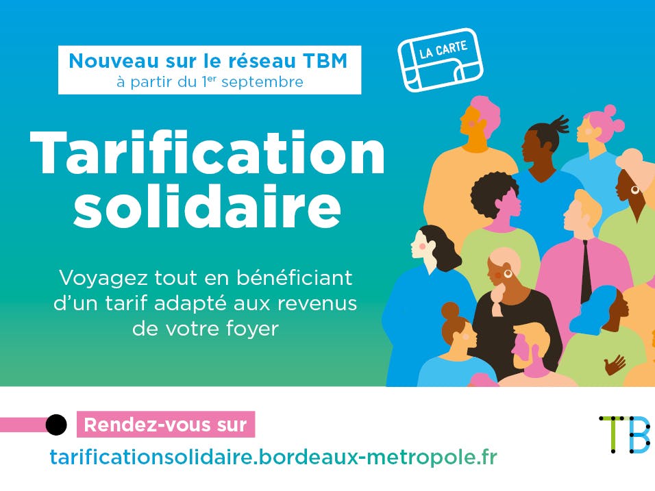 Tarification solidaire sur le réseau TBM
