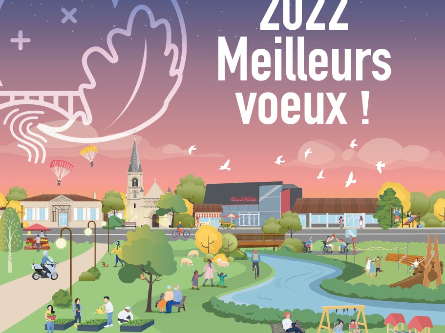 Le Maire de Martignas-sur-Jalle vous présente ses vœux pour l'année 2022 !