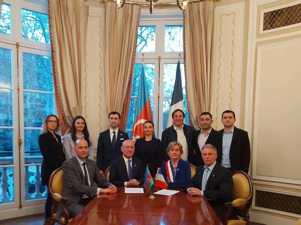 Une délégation d'Azerbaïdjan à Boé et Agen en 2024 