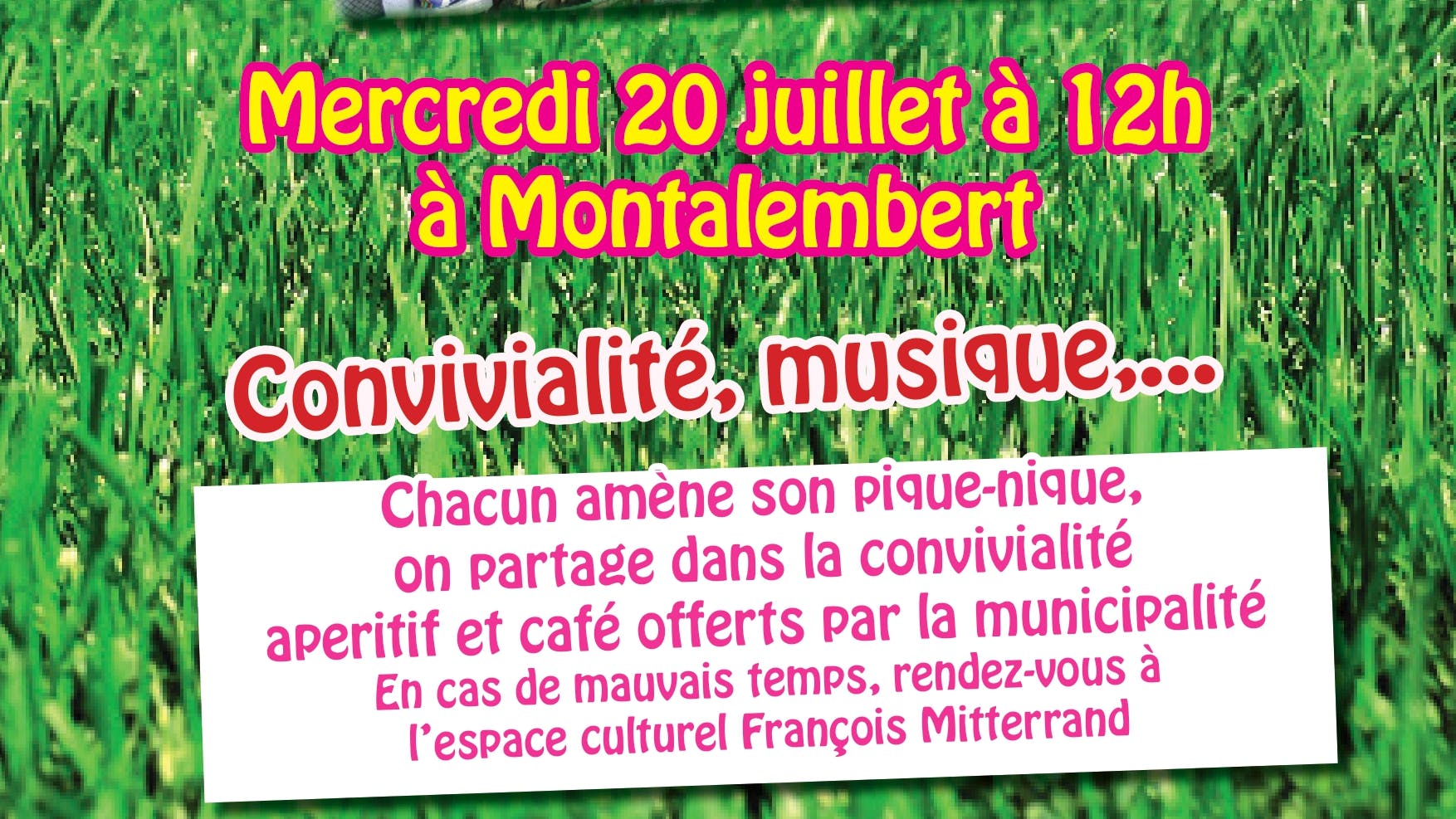 Pique-nique musical - mercredi 20 juillet - Parc Montalemebert