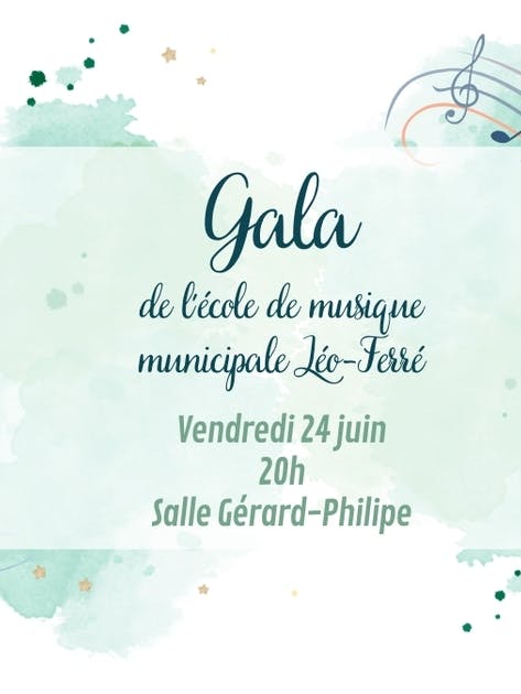 Gala de l’école de musique Léo-Ferré
