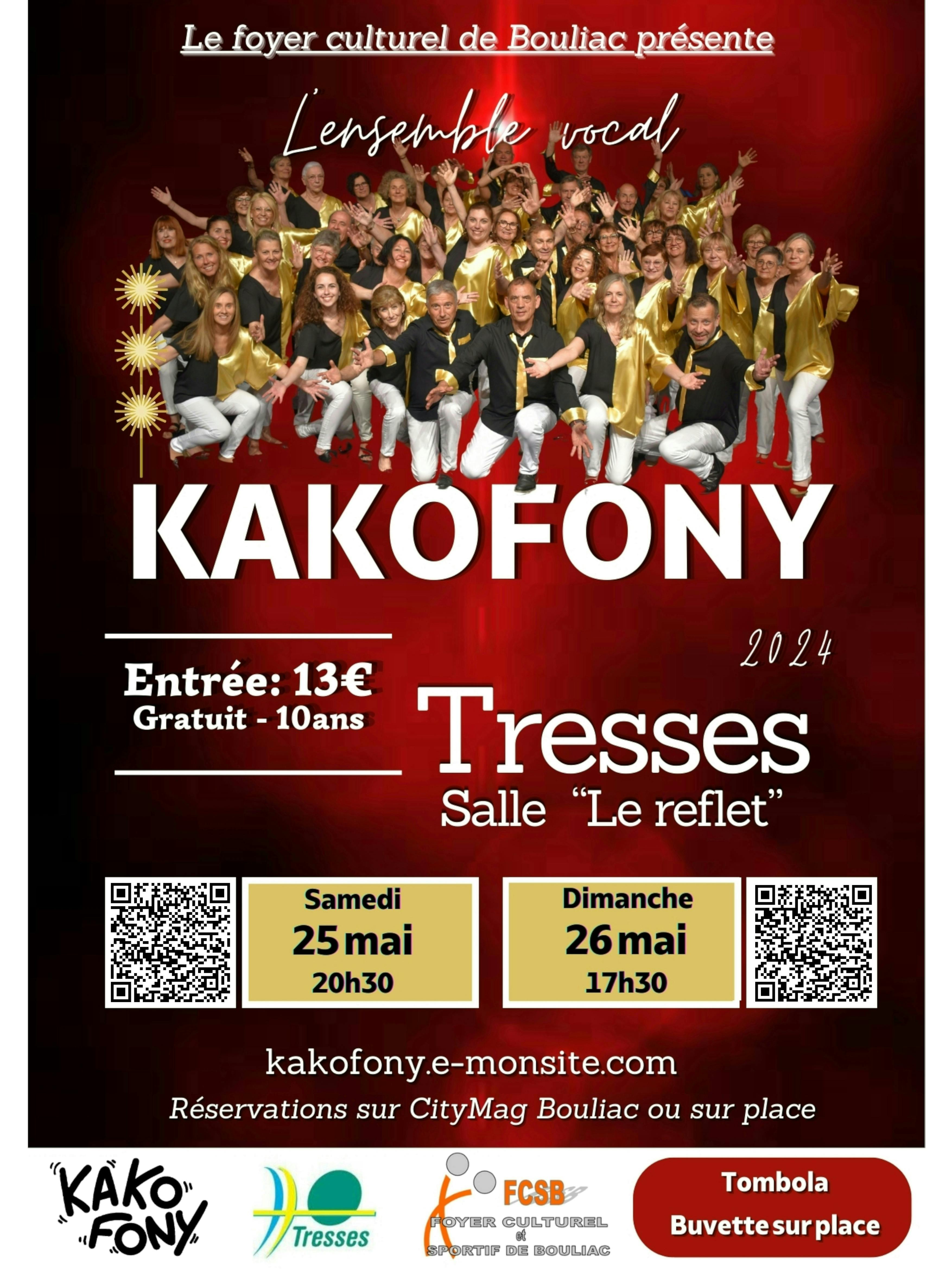 Concert Kakofony dimanche 26 Mai 2024
